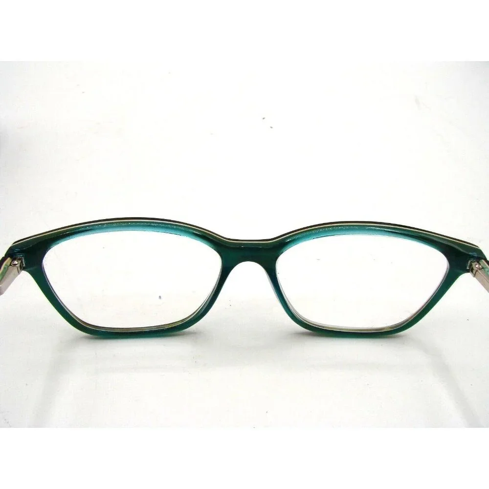 William Morris England Design Eyeglass Aqua Frames Womens WM9068 53-14-138 Case